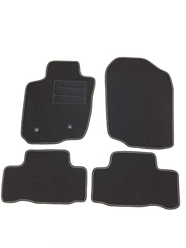 ASC RAV 4 III 2006 2012 - Alfombrillas para coche de moqueta con talonera