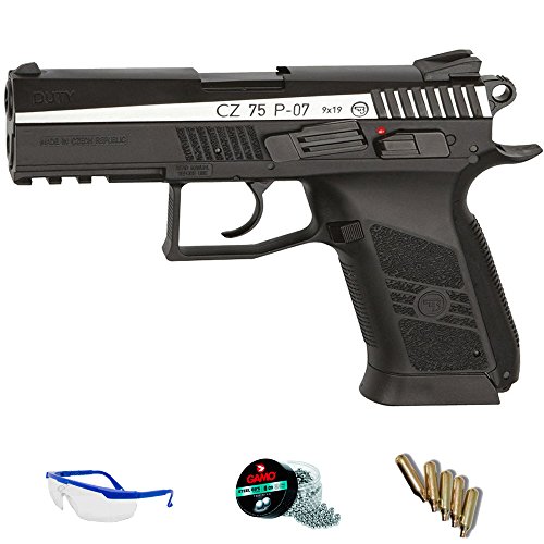 Asg Pack Pistola CZ 75 P-07 Dual Tone BLOWBACK de Aire comprimido (CO2) <3,5J