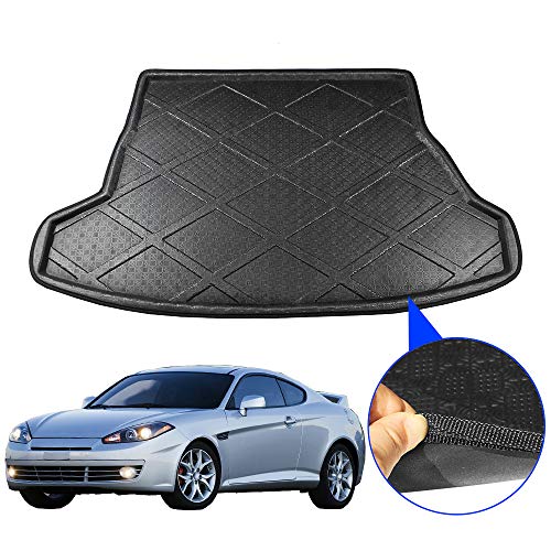 Bandeja del Maletero del Coche Liner Tail Floor Trunk Mat Alfombra Cargo Kick Protector Accesorios de Almohadilla de Barro, para Hyundai Coupe