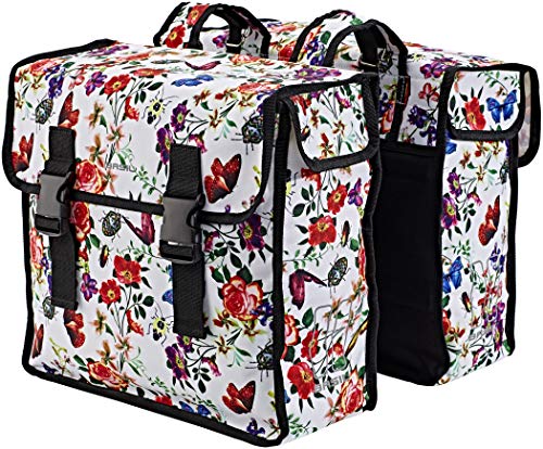 Basil Mara XL Doble Bolsa, Unisex Adulto, Meadow, 37 cm x 15 cm x 44 cm