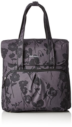 Basil Moonstone - Bolsa de la Compra para Bicicleta (24 L), Color Gris