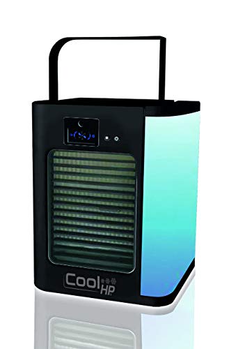 BEST DIRECT Cool HP Visto en TV Mini Acondicionador de Aire Fresco Ventilador de 3 velocidades Filtro de Aire Humidificador con Tanque de Agua 500ml para Hogar/Oficina/Camping