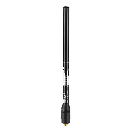 Bewinner Antena Telescópica de Scanner,RH-795 2.15dBi Escáner de Radio Portátil, 70-1000MHz Max10W SMA-J HT/Scanner Soporte de Antena Telescópica TX RX, Conector SMA-Hembra