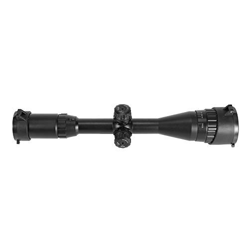 Big Dragon Mira telescópica Airsoft Marcool Zoom 3-9x40 AOME Cruz retícula iluminada, Aluminio (Negro)