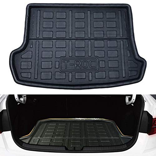 BNHHB para VW Volk swagen T-Roc 2018 2019 2020 Alfombrillas para Maletero para Coche, Impermeable Antideslizante Goma Estera del Coche Alfombra Protectora, Accesorios