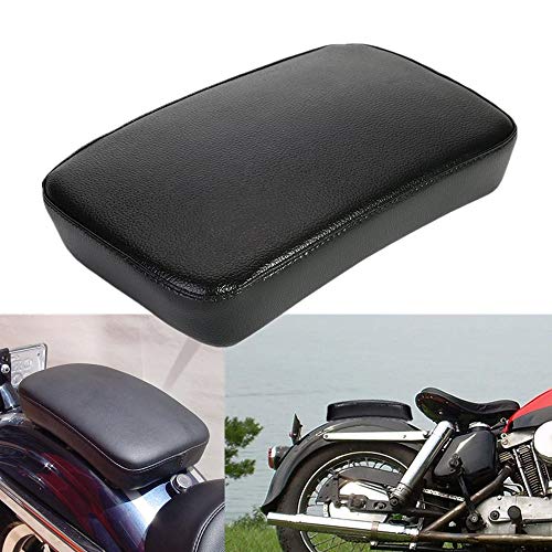 BRAUTO Ventosa para Pasajero Asiento de la Almohadilla Motocicleta Asiento de Almohada de Pasajero con 6 ventosas para Harley Dyna Sportster