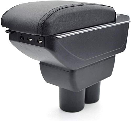 Caja de reposabrazos de Coche, para, para Suzuki, para Jimny reposabrazos de Coche reposabrazos de Cuero Caja de Almacenamiento USB Estilo de Coche Consola Central Accesorios de Coche 2019 Coche