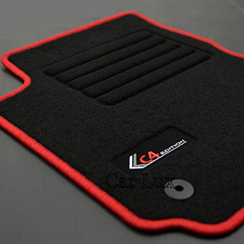 Car Lux AR00125 - Alfombras Alfombrillas a Medida para C4 Cactus Sport Edition Velour Desde 2014-