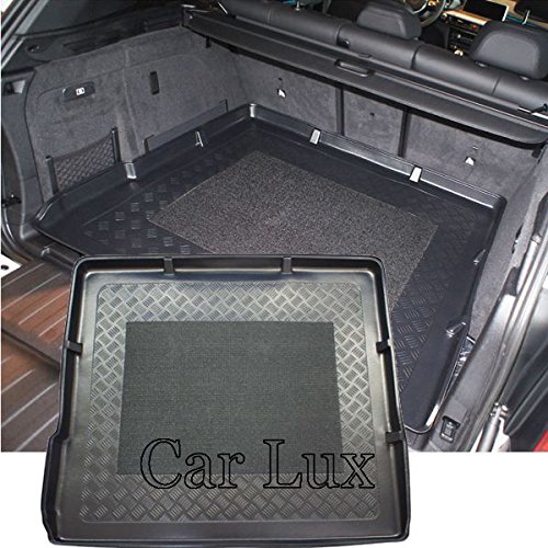 Car Lux AR00782 - Alfombra Cubeta Protector cubre maletero a medida con antideslizante para X5 E70