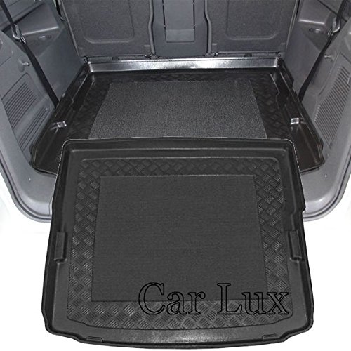 Car Lux AR00906 - Alfombra Cubeta Protector cubre maletero a medida con antideslizante para Zafira B