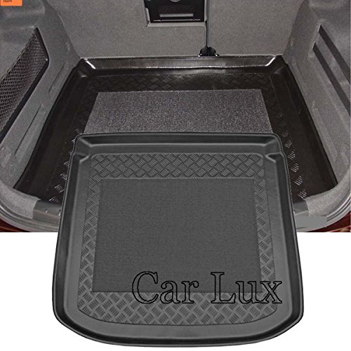 Car Lux AR01111 - Alfombra Bandeja Cubeta Protector cubre maletero a medida Vasca baule antideslizante para Altea XL