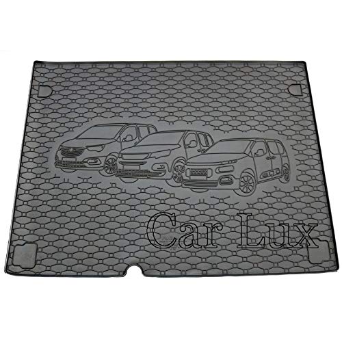 Car Lux AR01185 - Alfombra protector de goma para maletero para Citroen Berlingo III L1 desde 2019-