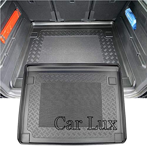 Car Lux - AR01532 Alfombra Cubeta Protector cubre maletero a medida con antideslizante para Combo E desde 2018-