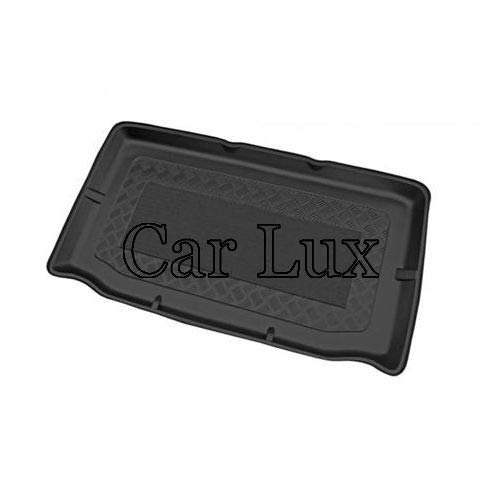 Car Lux AR01570 - Alfombra cubeta Protector Maletero a Medida para Korando Desde 1997-