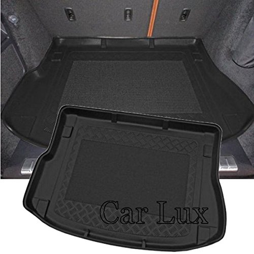 Car Lux AR01714 - Alfombra Cubeta Protector cubre maletero a medida con antideslizante para Evoque