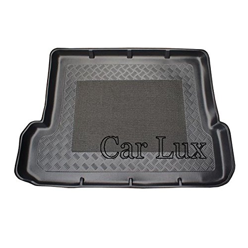 Car Lux AR01921 - Alfombra Cubeta Protector Cubre Maletero a Medida con Antideslizante Land Cruiser 150 J15