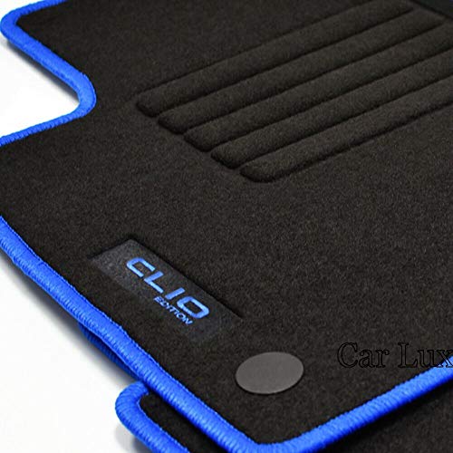 Car Lux AR02119 - Alfombras Alfombrillas Coche a Medida Edition Velour para Renault Clio 5 V Desde 2019-