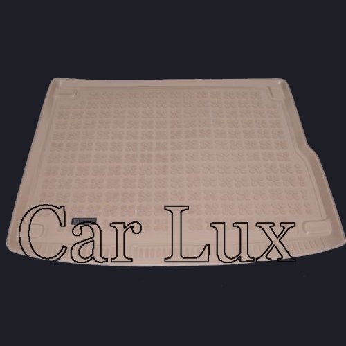 Car Lux AR02199 - Alfombra Cubeta Protector Cubre Maletero de Goma y Enrollable Premium Color Beige