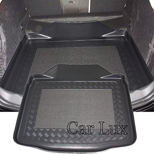 Car Lux AR02654 - Alfombra Bandeja Cubeta Protector Cubre Maletero a Medida con Antideslizante para Insignia