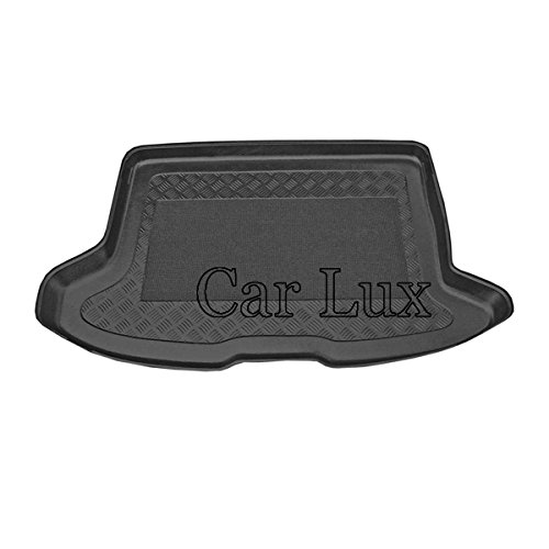 Car Lux AR03174 - Alfombra Bandeja Cubeta Protector cubre maletero a medida con antideslizante