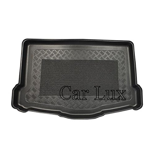 Car Lux AR03181 - Alfombra Bandeja Cubeta Protector cubre maletero a medida para Qashqai II desde 2014-