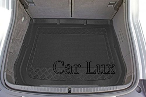 Car Lux - AR03486 Alfombra cubeta Protector Cubre Maletero con Antideslizante y Borde Alto