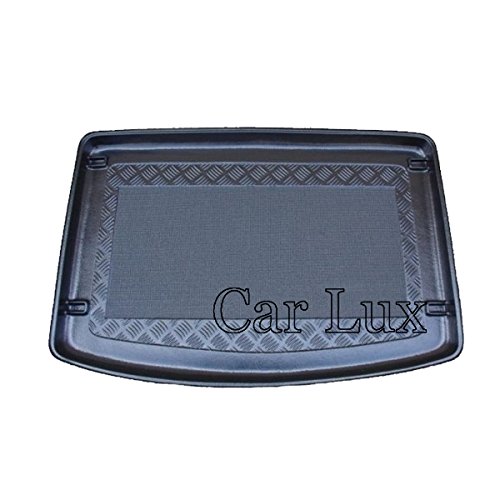 Car Lux AR04137 - Alfombra Cubeta Protector Cubre Maletero a Medida para A2 con Antideslizante