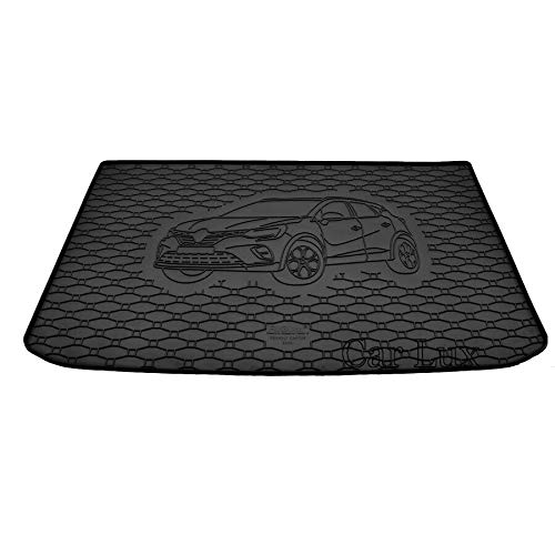 Car Lux AR05957 - Alfombra Protector Cubre Maletero de Goma para Captur II 2 Desde 2020-