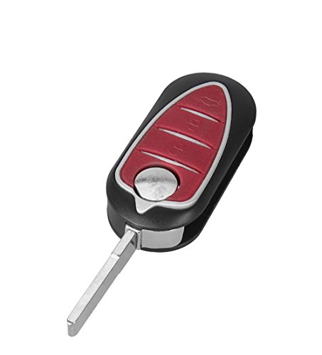 Carcasa llave para Alfa Romeo Giulietta Mito | 3 Botones | Mando a distancia