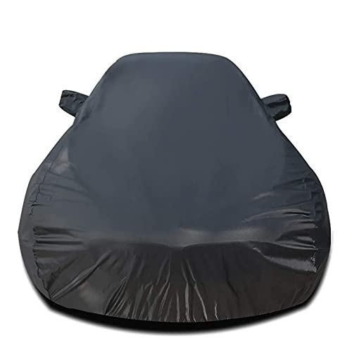 CARCOVER Funda Coche Impermeable Compatible con Nissan Murano Qashqai Cubiertas de Coche Respirable Exterior Antiviento Anti-UV Resistente Rayones Lona de Coche (Color : Black, Size : Murano)