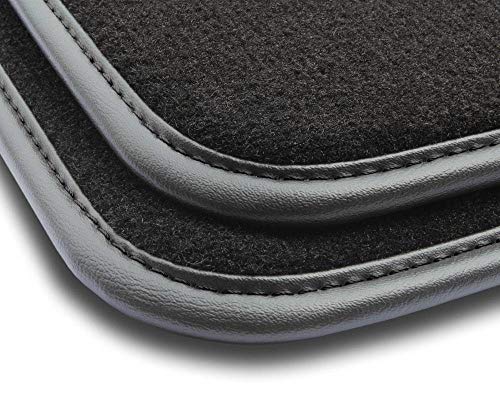 Ciberfix Kit de Alfombrillas de Velour Premium Compatible con BMW X6 E71 (2008-2014)