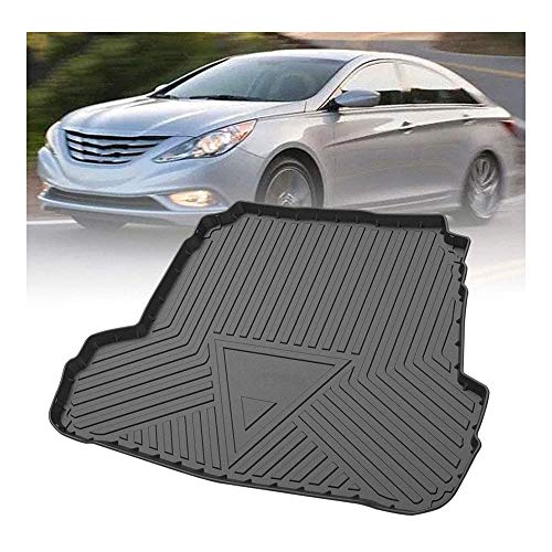 Coche Alfombrillas Maletero Alfombrilla Antideslizante, para Hyundai Sonata 2011-2015 Impermeable Maletero Trasero Alfombra Protection Accesorios