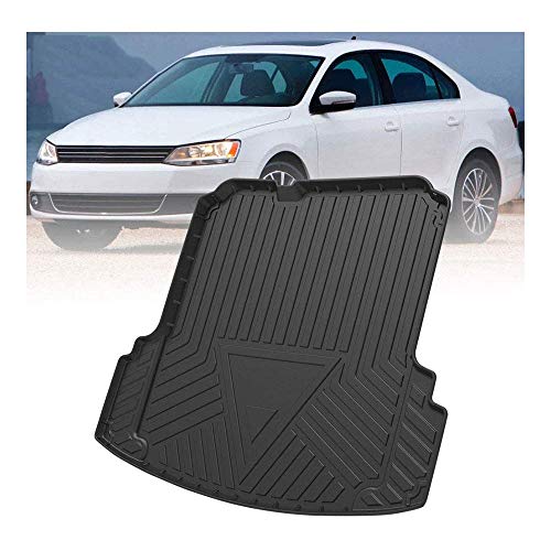 Coche Alfombrillas Maletero Alfombrilla Antideslizante, para Volkswagen VW Jetta 2011-2018 Impermeable Maletero Trasero Alfombra Protection Accesorios