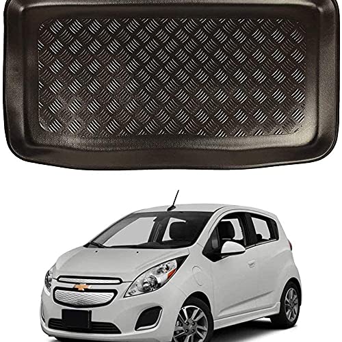 Coche Alfombrillas Maletero, para Chevrolet Spark (10-15) Goma Alfombrillas antideslizantes Impermeable Maletero Trasero Alfombra Protection Accesorios