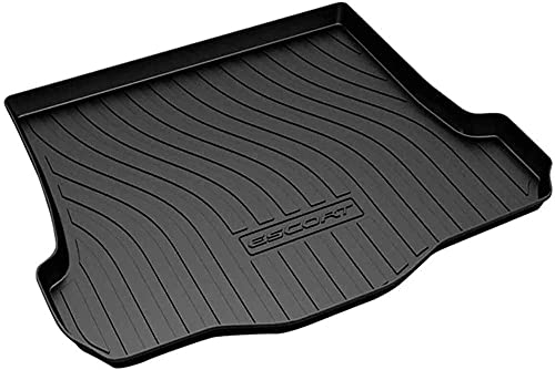 Coche Alfombrillas Maletero, para Ford Escort 2015-2020 Goma Alfombrillas antideslizantes Impermeable Maletero Trasero Alfombra Protection Accesorios