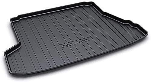 Coche Alfombrillas Maletero, para KIA Cerato 2011-2019 Goma Alfombrillas antideslizantes Impermeable Maletero Trasero Alfombra Protection Accesorios