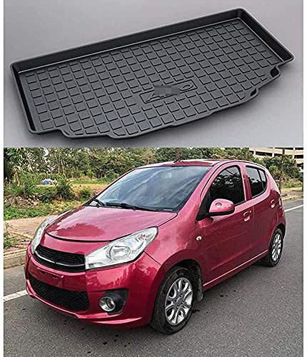 Coche Alfombrillas Maletero, para Suzuki Alto 2014 2015 2016 2017 2018 2019 Goma Alfombrillas antideslizantes Impermeable Maletero Trasero Alfombra Protection Accesorios