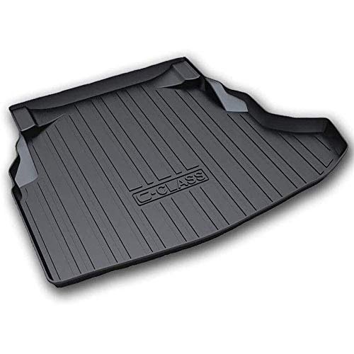 Coche Alfombrillas para maletero Goma Alfombrillas antideslizantes Impermeable Maletero Trasero Alfombra Protection Accesorios, para C-Klasse 2015-2021