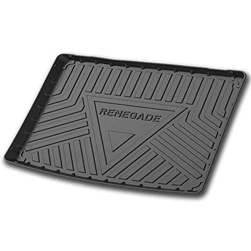 Coche Alfombrillas para maletero Goma Alfombrillas antideslizantes Impermeable Maletero Trasero Alfombra Protection Accesorios, para Jeep Renegade 2016-2020