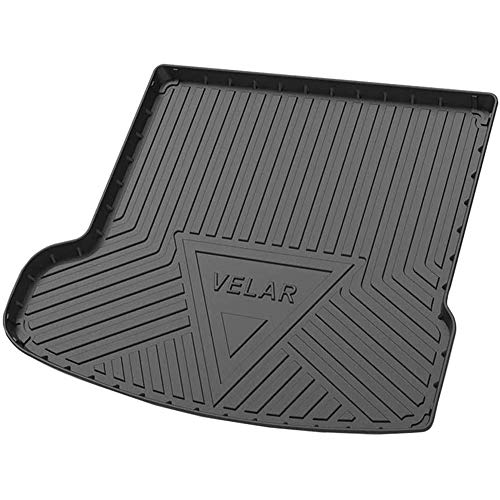 Coche Goma Alfombrillas Para Maletero, para Land Rover Range Rover Velar 2017-2020 Antideslizante Impermeable Bandeja De Revestimiento De Maletero Interior Protection Accesorios