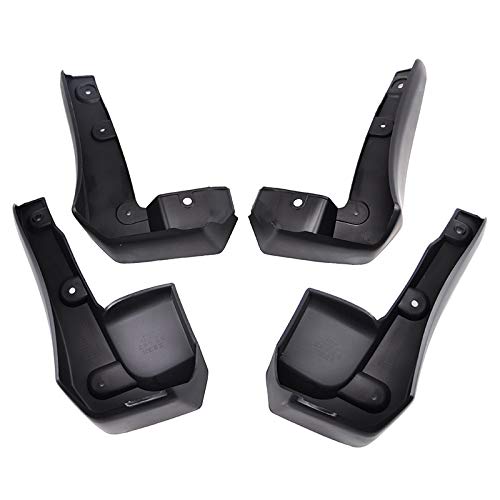 Conjunto de barro moldeado de barro colgajos Mudflaps guardabarros delantero posterior de la aleta guardabarros Fender / ajuste para Hon.da Civic Sedán 2016 2017 2018 2019 Accesorios del coche