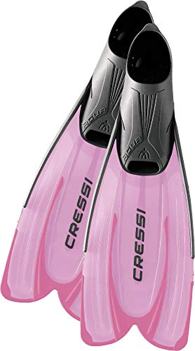 Cressi Agua Short, Aletas de Snorkeling Unisex Adulto, Rosa, 37/38