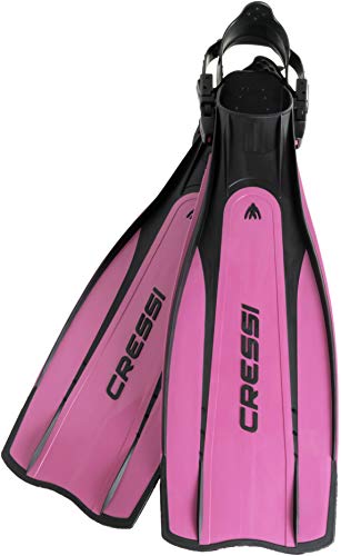 Cressi Pro Light Aletas, Unisex, Negro/Rosa, S/M