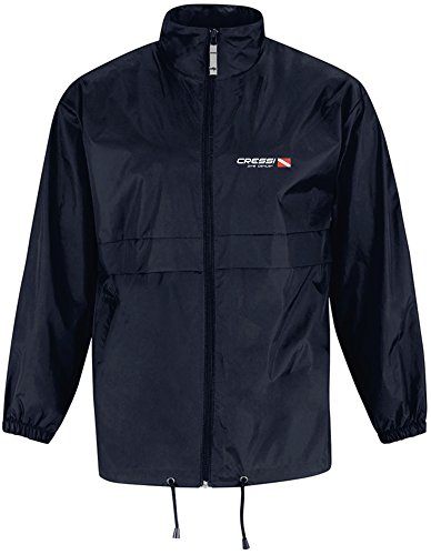 Cressi Wind Jacket Dive Center Chaqueta Cortavientos, Unisex Adulto, Azul, M