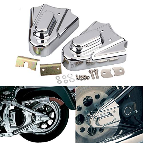 Cubiertas del Eje del Cromo del Cromo de la Motocicleta para Harley Softail Springer EFI FXSTSI FXSTS Tren 2001 □ 2005 Aerodinámica Motocicleta Spoiler