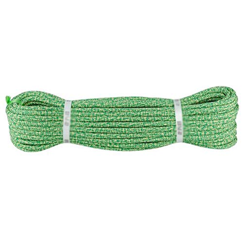 Cuerda 8/10 mm Seguridad paracaídas estática cuerda de amarre de la cuerda del ancla Cuerda Cuerda gimnasio de escalada for el lazo, Pull, Columpio, nudo (Color : 0.39inch, Size : 16m)