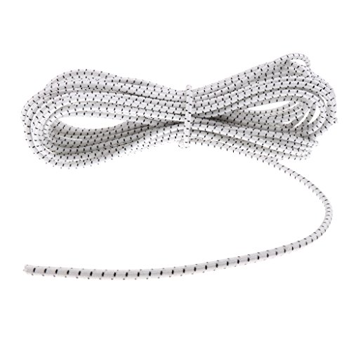 dailymall Cordón de Choque Cordón Elástico Elástico Cuerda Elástica Amarre Varias Hebras Núcleo Resistencia a Los Rayos UV Tienda Y Toldo Accesorios - 6 mm × 15 m