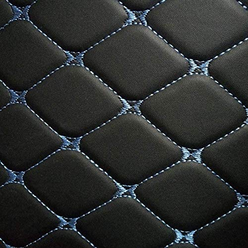 DANHUI Alfombrilla para Maletero de Coche, For Volkswage CC EOS ETI UP Personalizadas esteras Maletero del Coche labrar tapetes Alfombra (Color : Black Blue)