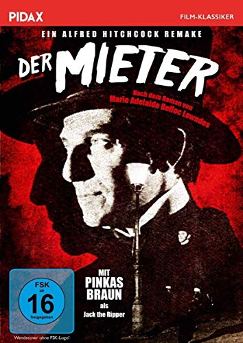 Der Mieter / Gruseliges Alfred Hitchcock Remake mit Pinkas Braun als Jack the Ripper (Pidax Film-Klassiker) [Alemania] [DVD]