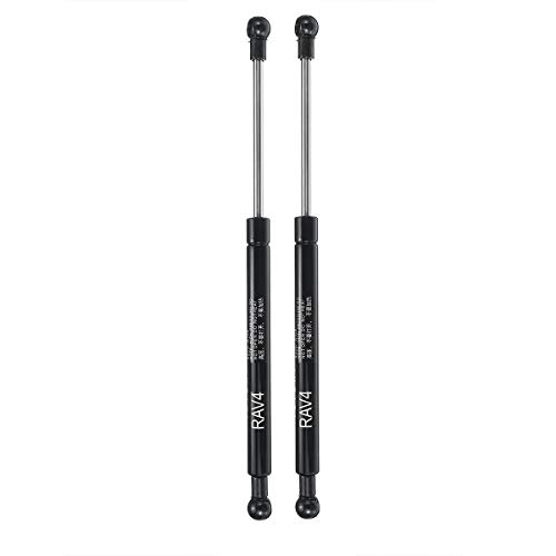 Elevación del portón trasero 2pcs automático de coches motor Frente Bonnet Gas Struts Bares Amortiguador de la capilla ayuda de la elevación de choque for los Toyota RAV4 2019 2020 amortiguadores de g